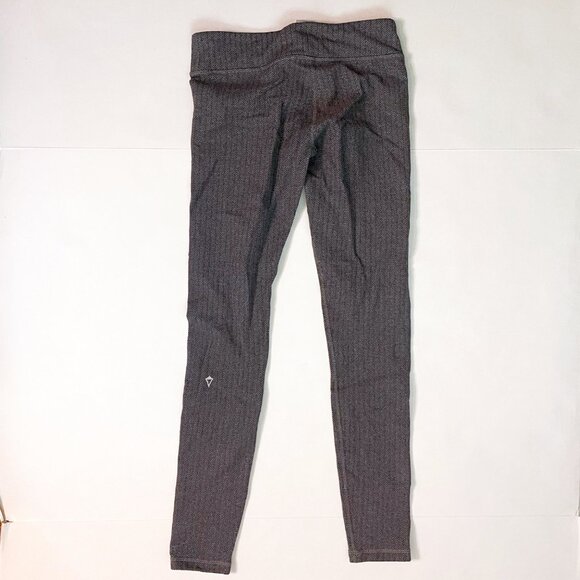 Ivivva Grey Herringbone Leggings, Size 12 - Picture 3 of 5